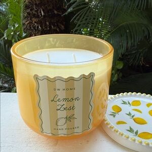DW Home Lemon Zest Candle - Yellow